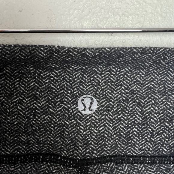 Lululemon Women's Wunder Under Pant Herringbone‎ Black Heather Tight Size 2 - Picture 6 of 8